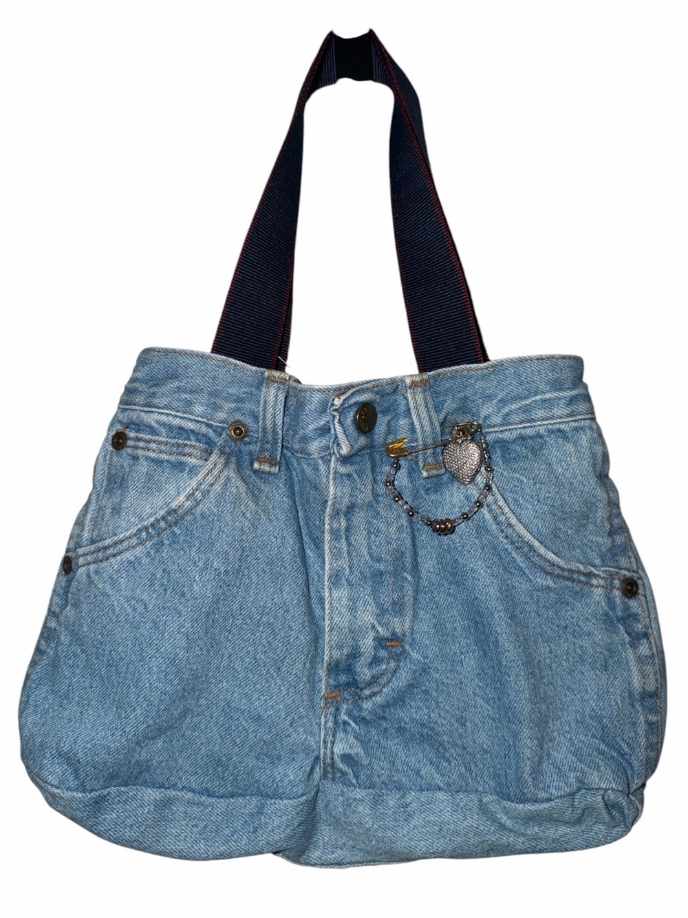 Rustler Jeans Upcycled Art Handmade Purse Vintage Jeans